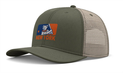 Grateful Dead - New York Mets Dancing Bear Logo Grateful Dead Trucker Cap - StealieShop